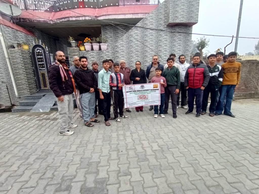 During the awareness programs an invitation was given to create a drugfree and healthy society